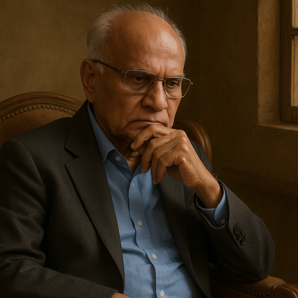 S L Bhairappa portrait